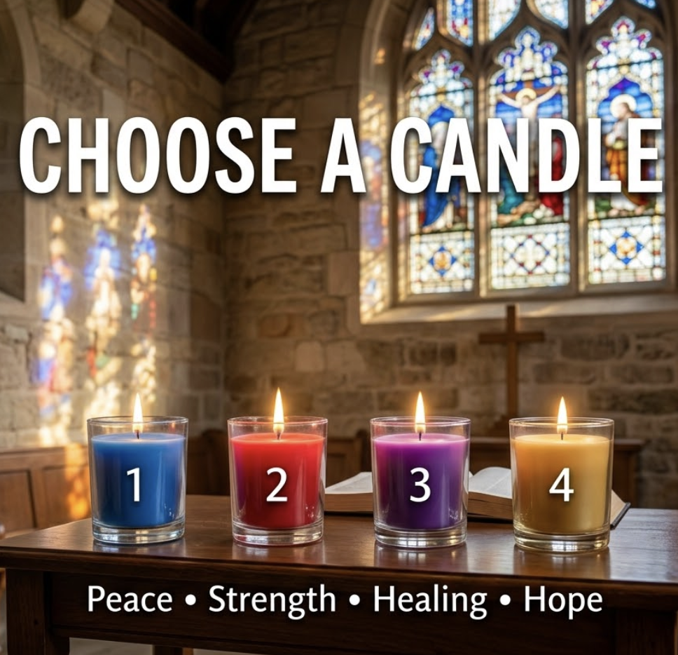 🕯️ CHOOSE ONE CANDLE AND DISCOVER THE PRAYER YOUR HEART MAY NEED TODAY