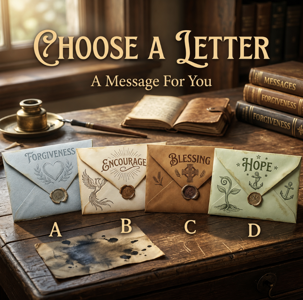 💌 CHOOSE A LETTER FROM THE PAST AND DISCOVER THE MESSAGE WAITING FOR YOU