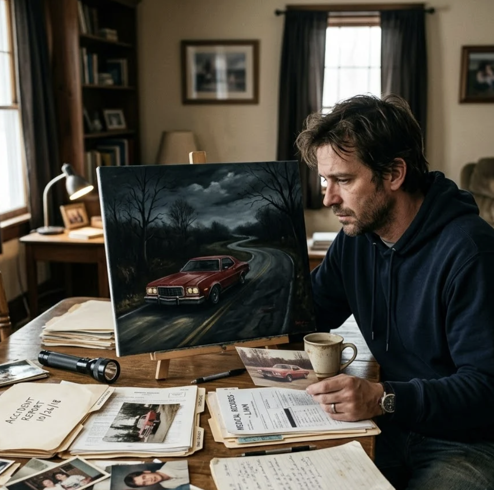 MY BROTHER ALWAYS SAID HE WAS COLORBLIND — UNTIL THE LAST PAINTING HE LEFT BEHIND SHOWED THE EXACT COLOR OF THE CAR THAT KILLED OUR MOTHER