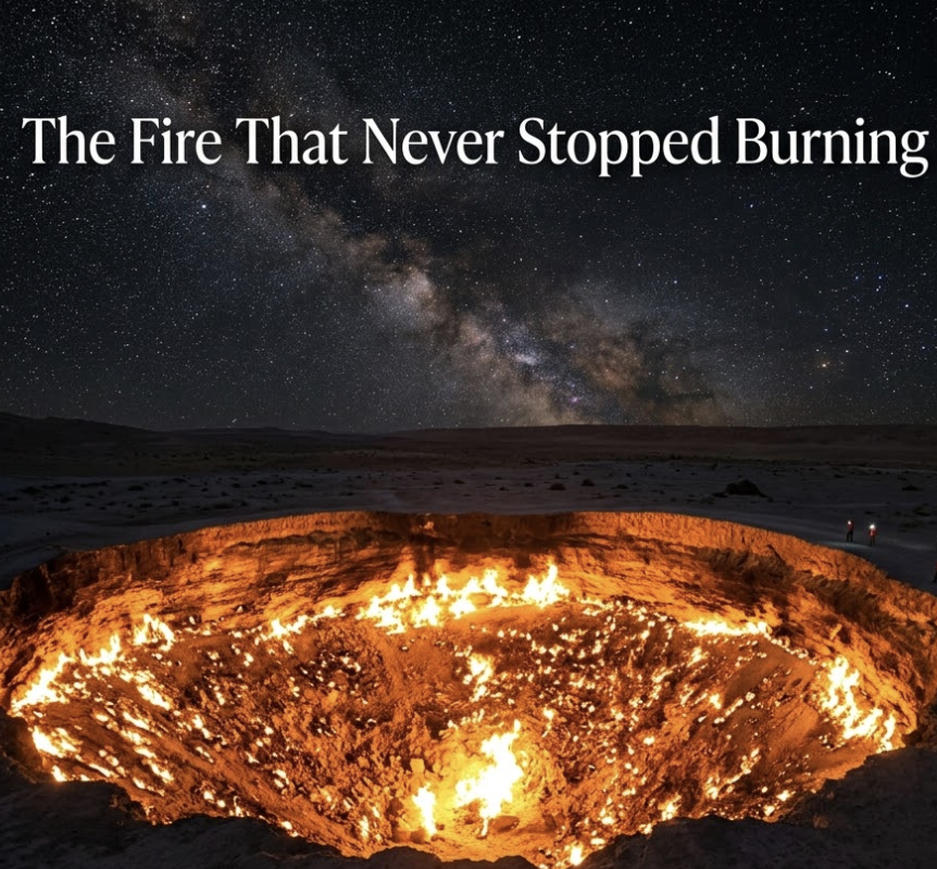 🔥 THE “DOOR TO HELL” AND THE FIRE THAT REFUSED TO DIE