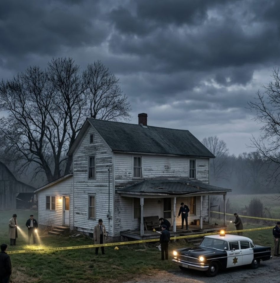 THE FARMHOUSE MURDERS AND THE DOOR LOCKED FROM THE INSIDE