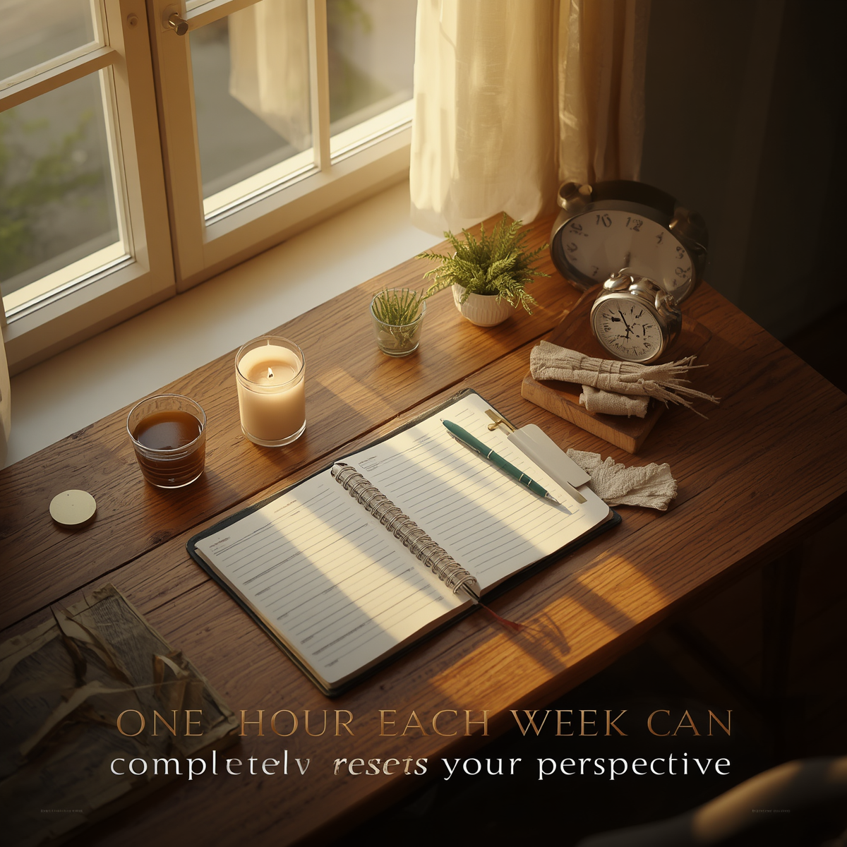 One Hour Each Week Can Completely Reset Your Perspective