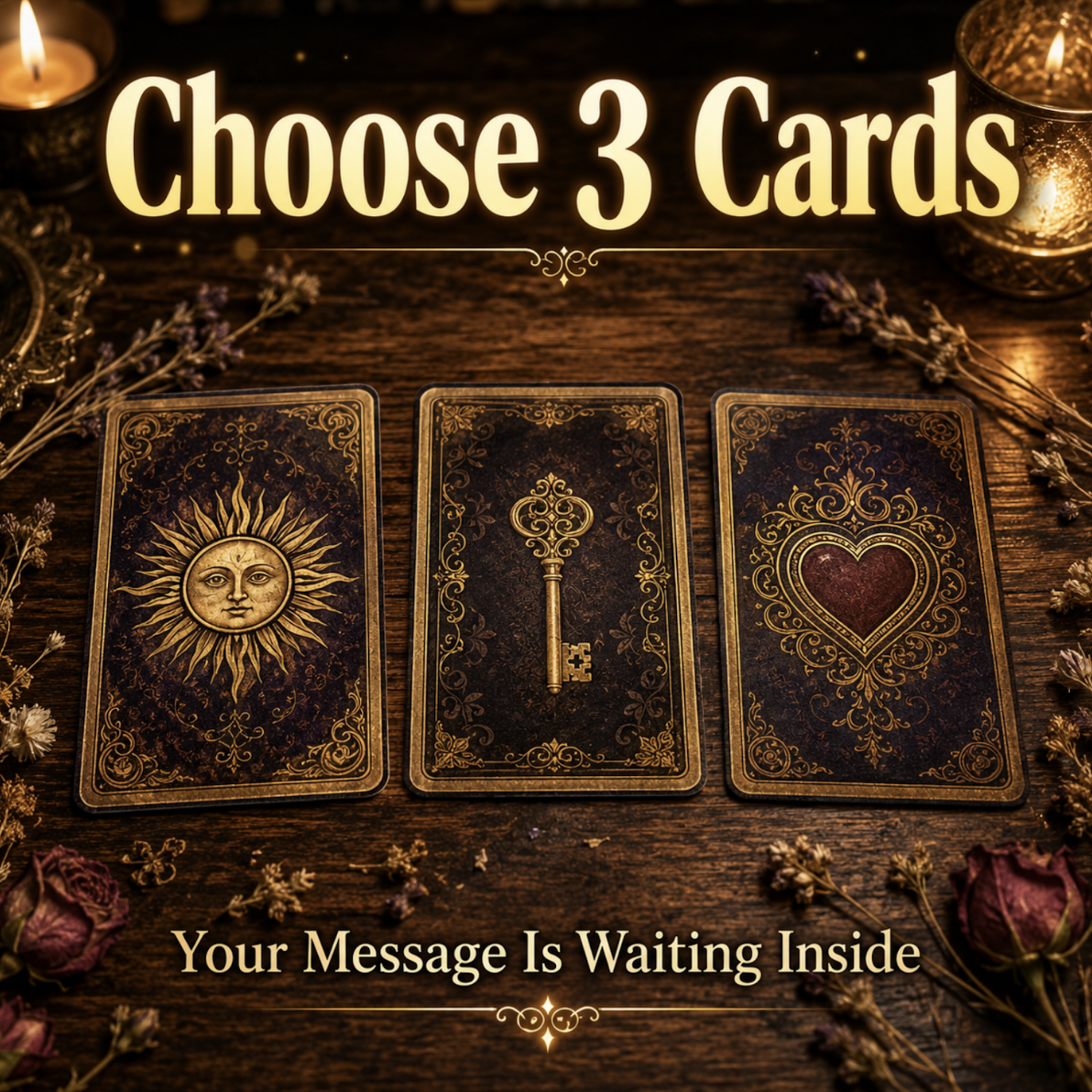 🔮 CHOOSE 3 CARDS