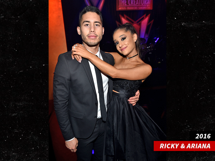 Ariana Grande and on-again boyfriend Ricky Alvarez’s romance heats up as he supports singer at NYC concert