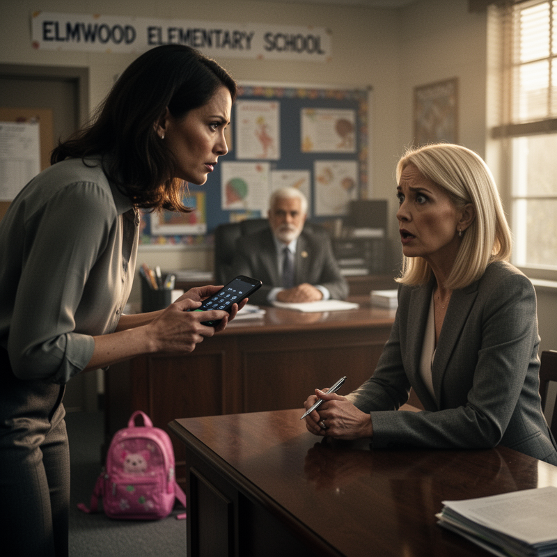I never told my daughter’s teacher that the ‘dirty worker’ she mocked was the Police Colonel’s best friend, not when she threw my daughter’s backpack on the floor and demanded $500 cash to ‘clear a theft accusation,’ thinking I’d panic.