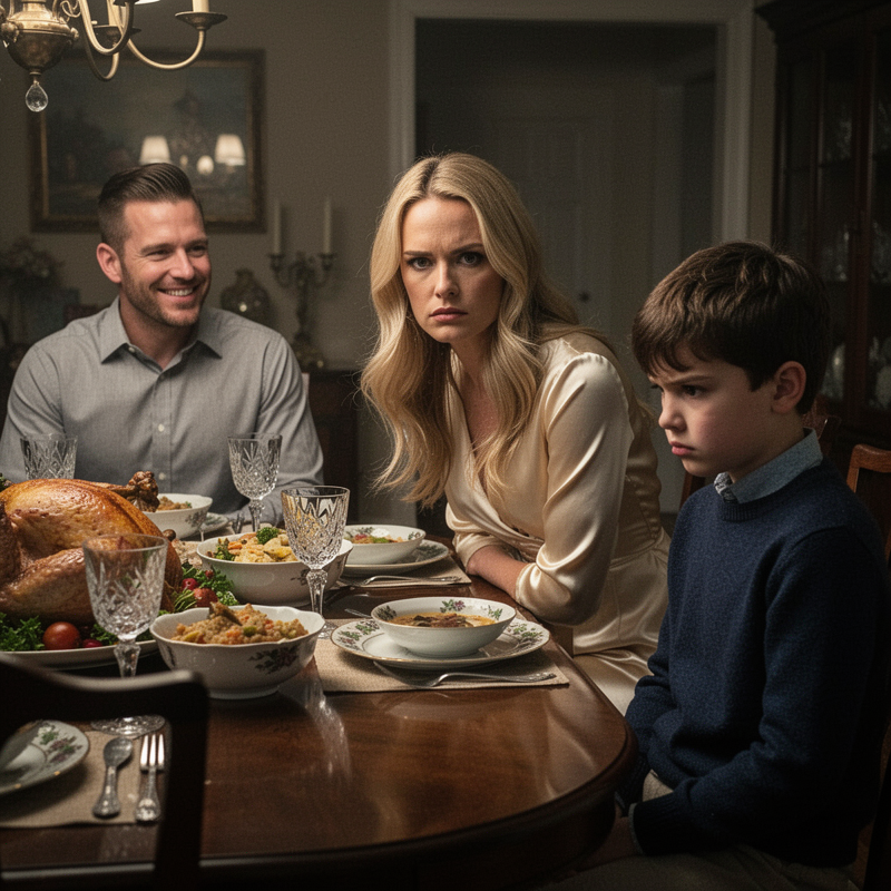 During Thanksgiving dinner, eight-year-old Leo suddenly tipped over a chair, sending his pregnant stepmother Vanessa crashing to the floor and triggering an immediate fury and ruthless scolding fro…
