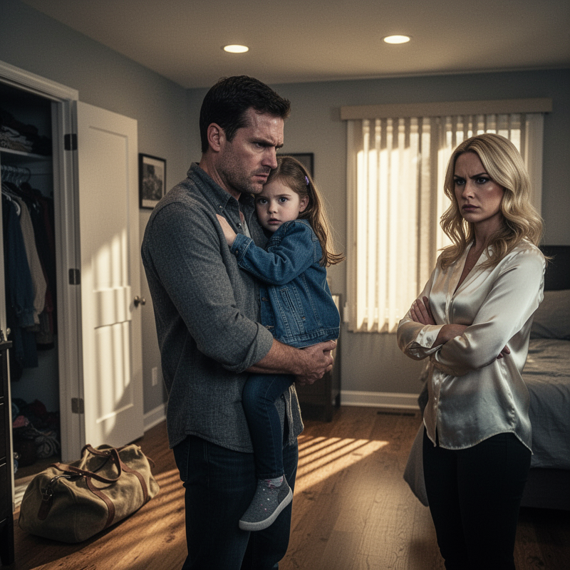 Returning home from a grueling five-day business trip across state lines, a exhausted father named Sawyer was horrified to find his eight-year-old daughter Gracie hiding trembling inside her bedroo…