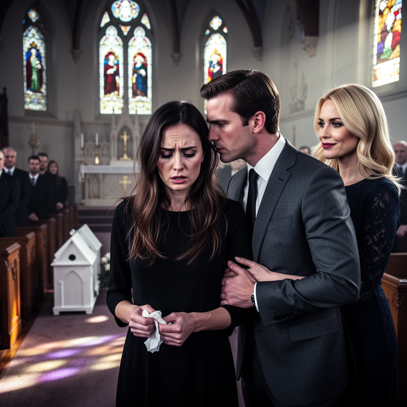 At the funeral of my twin children, as their tiny coffins lay before me, my husband came next to his mistress and hissed, “God took them because He knew what kind of mother you are.”