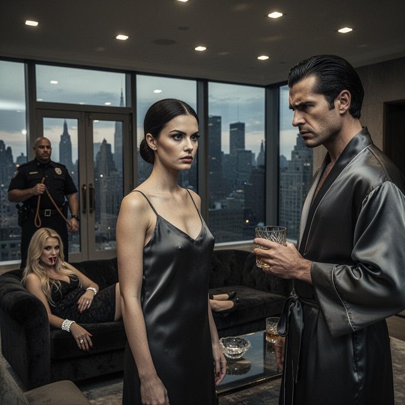 After enduring years of calculated emotional cruelty from my husband Adrian, I stood silently in our penthouse living room in Manhattan while he ordered a brutal two-hundred-lash flogging to appeas…