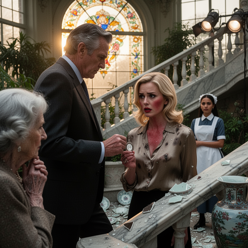 As an entitled socialite brazenly attempted to rob an antique locket from a frail, elderly resident and publicly humiliated the housemaid who intervened, the powerful billionaire patriarch of the h…