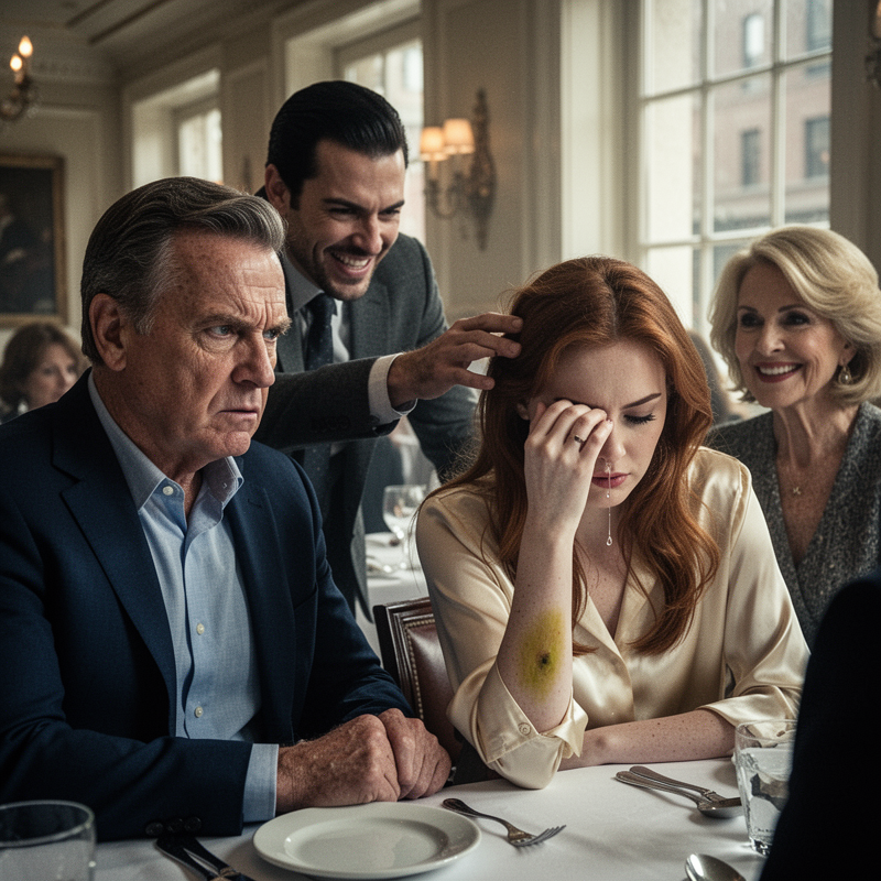 My son-in-law grabbed my daughter’s hair right in front of everyone at the restaurant and forced her to bow her head. Her mother laughed and said, “That’s how you teach a wife discipline.” My daugh…