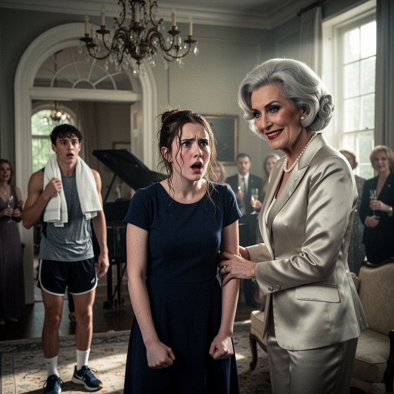 My mother-in-law looked at my quickly tied hair and slightly ripped stockings, then sneered, “Don’t be surprised when my son betrays you.” Little did she know, he could hear everything from the hallway.