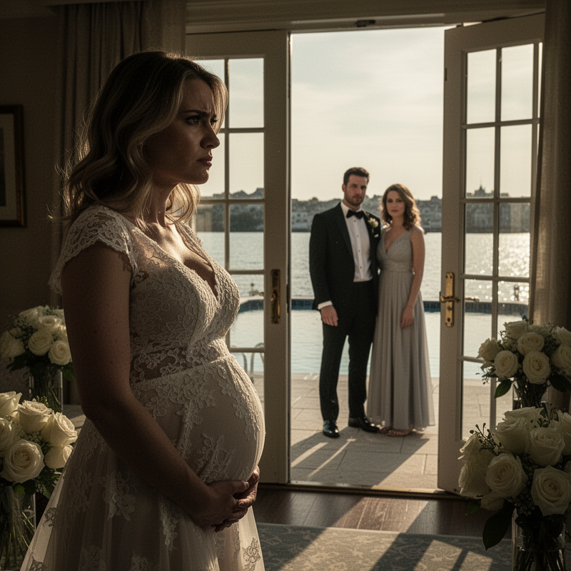Right before walking down the aisle, Elena—who was six months pregnant—was utterly stunned to discover that her fiancé Mark had been secretly having an affair and had broken his promise to run away…