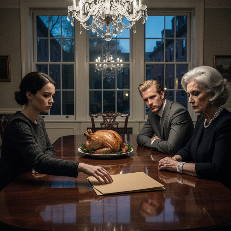 Humiliated in front of my wealthy in-laws at our Thanksgiving dinner, my husband Daniel coldly told me to apologize on my knees or walk out the door with nothing. Instead of breaking, I gathered my…